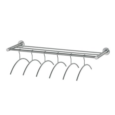 Intersteel Garderoberek rvs geborsteld - voor hal of garderobe - Intersteel Intersteel Garderoberek rvs geborsteld - voor hal of garderobe - Intersteel