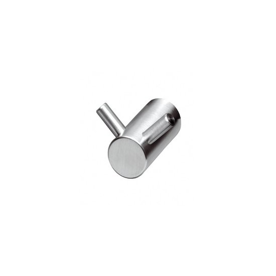 Intersteel Handdoekhaak dubbel rvs geborsteld