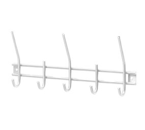 Intersteel Kapstok 5 haken rvs geborsteld