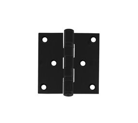 Intersteel Kogellagerscharnier mat zwart recht tot 50 kilo Intersteel Kogellagerscharnier mat zwart recht tot 50 kilo