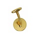 Intersteel Trapleuning houder hol zadel blind messing gelakt Intersteel Trapleuning houder hol zadel blind messing gelakt
