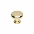 Meubelknop paddenstoel 25 mm messing gelakt Meubelknop paddenstoel 25 mm messing gelakt