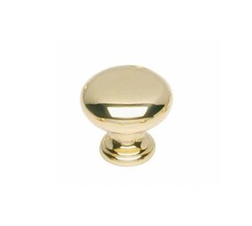 Intersteel Meubelknop paddenstoel 30 mm messing gelakt Intersteel Meubelknop paddenstoel 30 mm messing gelakt