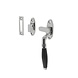 Intersteel Raamsluiting ton rechts nikkel/ebbenhout Intersteel Raamsluiting ton rechts nikkel/ebbenhout