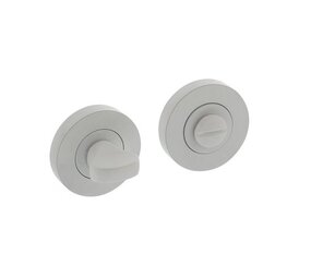 Intersteel WC-slot draaiknop rond wit Intersteel WC-slot draaiknop rond wit