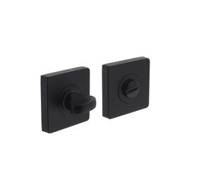 Intersteel WC-Slot draaiknop vierkant verdekt mat zwart Intersteel WC-Slot draaiknop vierkant verdekt mat zwart