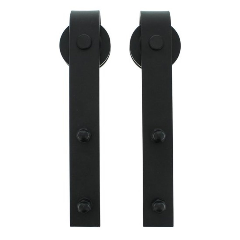 Intersteel Set van 2 hangrollen basic zwart - voor schuifdeursysteem - Intersteel Intersteel Set van 2 hangrollen basic zwart - voor schuifdeursysteem - Intersteel