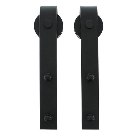 Intersteel Set van 2 hangrollen voor Schuifdeursysteem basic zwart Intersteel Set van 2 hangrollen voor Schuifdeursysteem basic zwart