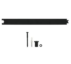 Intersteel Schuifdeursysteem – tussenrail 45 cm mat zwart Intersteel Schuifdeursysteem – tussenrail 45 cm mat zwart