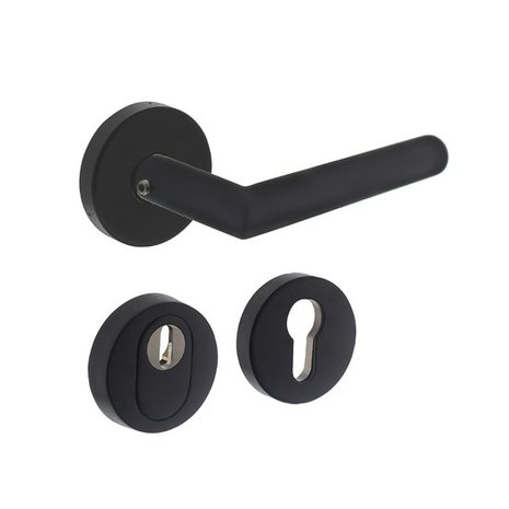 Intersteel Set buitendeurbeslag rond skg3 - veiligheidsbeslag voor voordeur - Intersteel