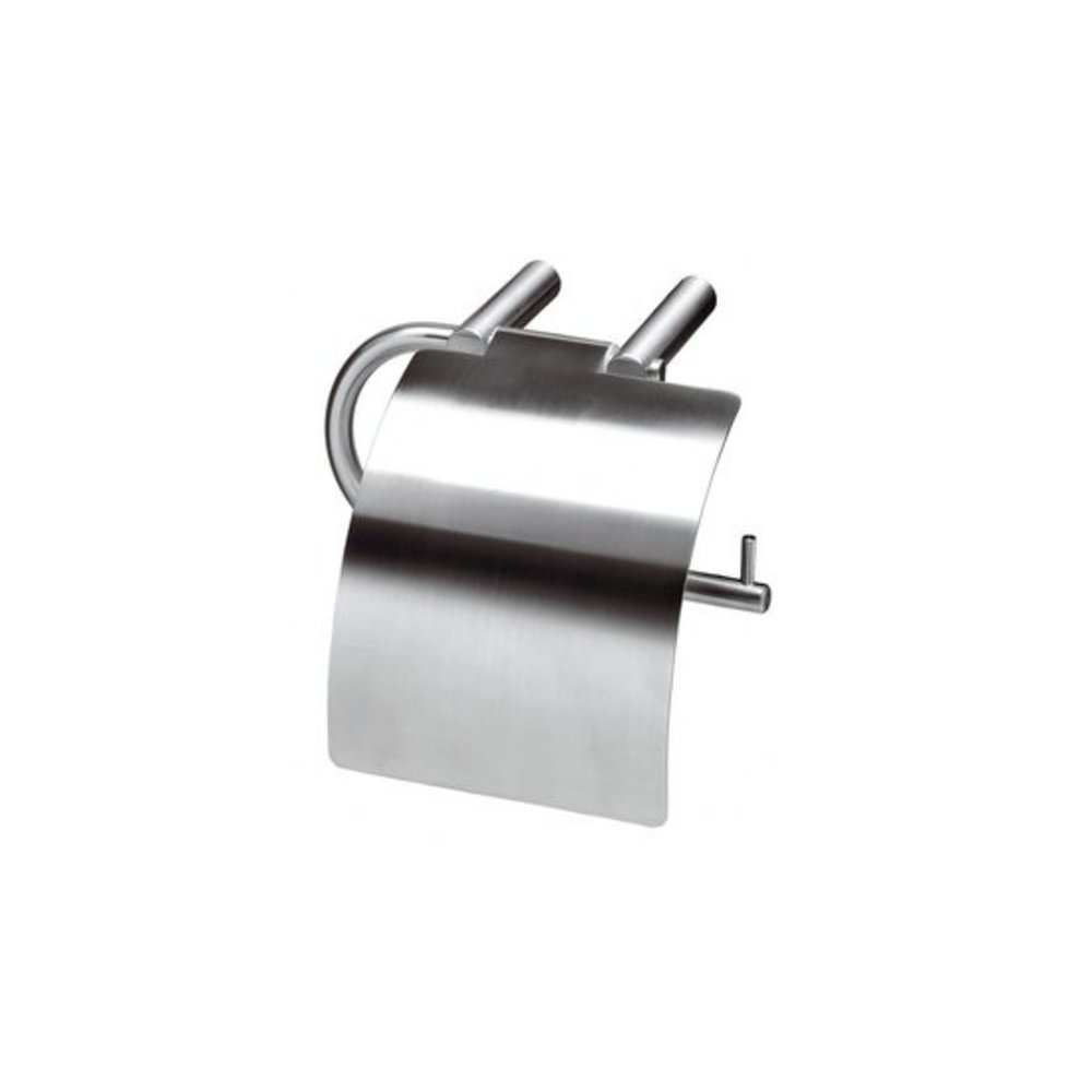 Intersteel Toiletrolhouder met verlengde klep rvs geborsteld Intersteel Toiletrolhouder met verlengde klep rvs geborsteld