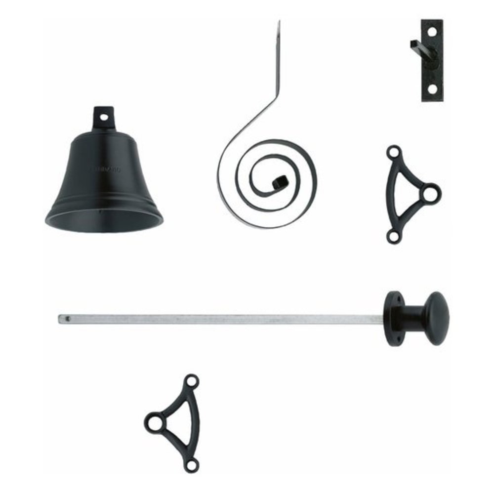 Intersteel Trekbel zwart - klassieke deurbel - voor voordeur - Intersteel Intersteel Trekbel zwart - klassieke deurbel - voor voordeur - Intersteel