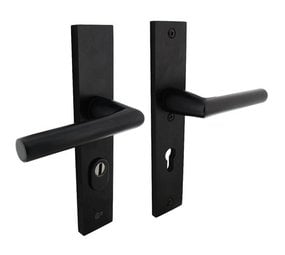 Intersteel Veiligheidsbeslag kerntrekbeveiliging skg3 profielcilinder 72 mm rechthoekig zwart