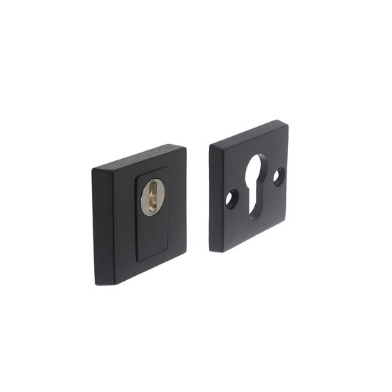 Intersteel Veiligheidsrozet SKG3 vierkant met kerntrekbeveiliging zwart RVS