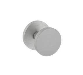 Intersteel deurknop rond 55 mm éénzijdige montage aluminium