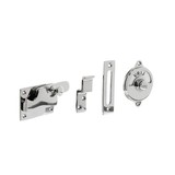 Intersteel WC-slot hendel vlak vrij/bezet chroom Intersteel WC-slot hendel vlak vrij/bezet chroom