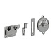 Intersteel WC-slot hendel vlak vrij/bezet chroom mat Intersteel WC-slot hendel vlak vrij/bezet chroom mat