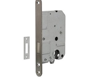 Dulimex Woningbouw cilinder kastslot geborsteld rvs 55 mm Dulimex Woningbouw cilinder kastslot geborsteld rvs 55 mm