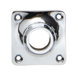 De Oude Deurklink Rozet - Vierkant glanzend Nikkel De Oude Deurklink Rozet - Vierkant glanzend Nikkel