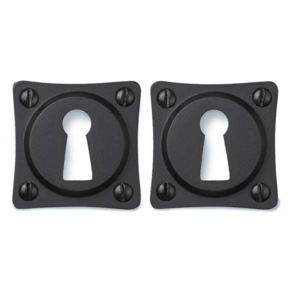 De Oude Deurklink Sleutelrozet vierkant in mat zwart De Oude Deurklink Sleutelrozet vierkant in mat zwart