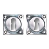 De Oude Deurklink Sleutelrozet vierkant mat geborsteld nikkel De Oude Deurklink Sleutelrozet vierkant mat geborsteld nikkel