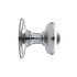 Deurknop 80mm - Rond draaibaar mat nikkel Deurknop 80mm - Rond draaibaar mat nikkel