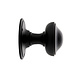 De Oude Deurklink Deurknop 80mm - Rond draaibaar zwart De Oude Deurklink Deurknop 80mm - Rond draaibaar zwart