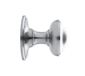 De Oude Deurklink Deurknop 80mm vast mat nikkel