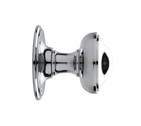 De Oude Deurklink Deurknop 80mm vast glanzend nikkel