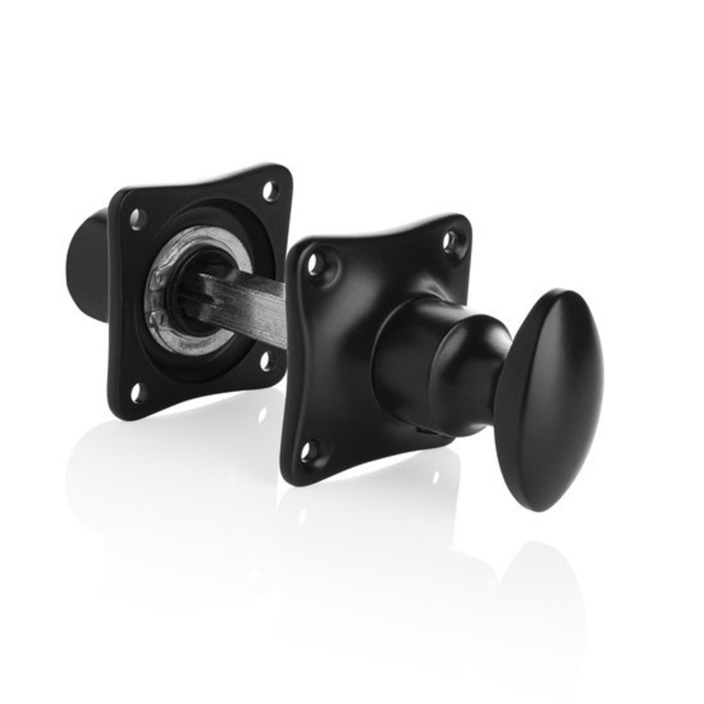De Oude Deurklink WC Slot - Draaiknop mat zwart De Oude Deurklink WC Slot - Draaiknop mat zwart