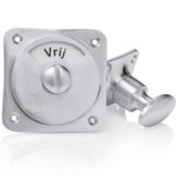 De Oude Deurklink WC slot - Draaiknop vrij-bezet mat nikkel De Oude Deurklink WC slot - Draaiknop vrij-bezet mat nikkel