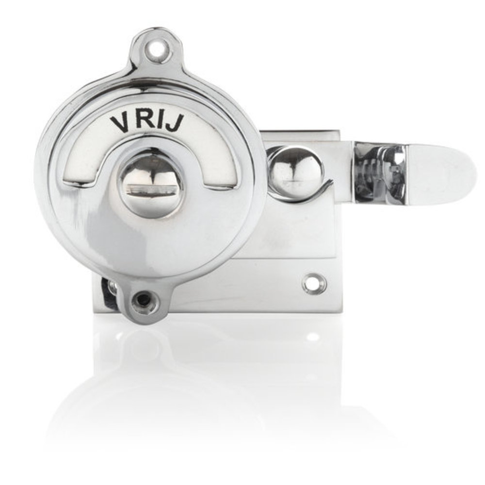 De Oude Deurklink WC Slot - Hendel vrij-bezet nikkel De Oude Deurklink WC Slot - Hendel vrij-bezet nikkel