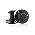 WC slot draaiknop mat zwart rond rozet WC slot draaiknop mat zwart rond rozet