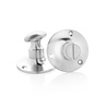 De Oude Deurklink WC Slot draaiknop rond rozet mat nikkel De Oude Deurklink WC Slot draaiknop rond rozet mat nikkel