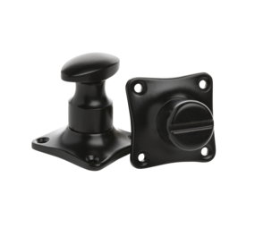 De Oude Deurklink WC Slot - Draaiknop mat zwart De Oude Deurklink WC Slot - Draaiknop mat zwart