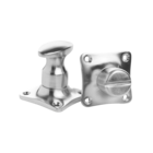 De Oude Deurklink WC Slot - Draaiknop mat nikkel