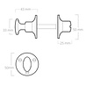De Oude Deurklink WC slot draaiknop mat nikkel rond rozet - retro jaren 30 toilet badkamer sluiting | De Oude Deurklink De Oude Deurklink WC slot draaiknop mat nikkel rond rozet - retro jaren 30 toilet badkamer sluiting | De Oude Deurklink