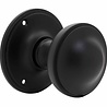 De Oude Deurklink Deurknop 80mm - Rond zwart