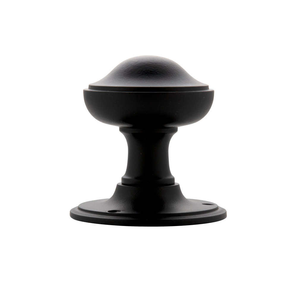 De Oude Deurklink Deurknop 80mm - Rond zwart De Oude Deurklink Deurknop 80mm - Rond zwart