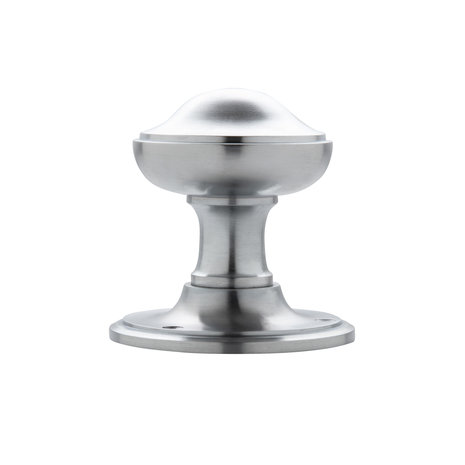 De Oude Deurklink Vaste ronde deurknop 80mm in mat nikkel - voor binnen en buiten | De Oude Deurklink De Oude Deurklink Vaste ronde deurknop 80mm in mat nikkel - voor binnen en buiten | De Oude Deurklink