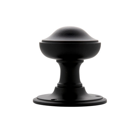 De Oude Deurklink Draaibare ronde deurknop 80mm in mat zwart - voor binnen en buiten | De Oude Deurklink De Oude Deurklink Draaibare ronde deurknop 80mm in mat zwart - voor binnen en buiten | De Oude Deurklink
