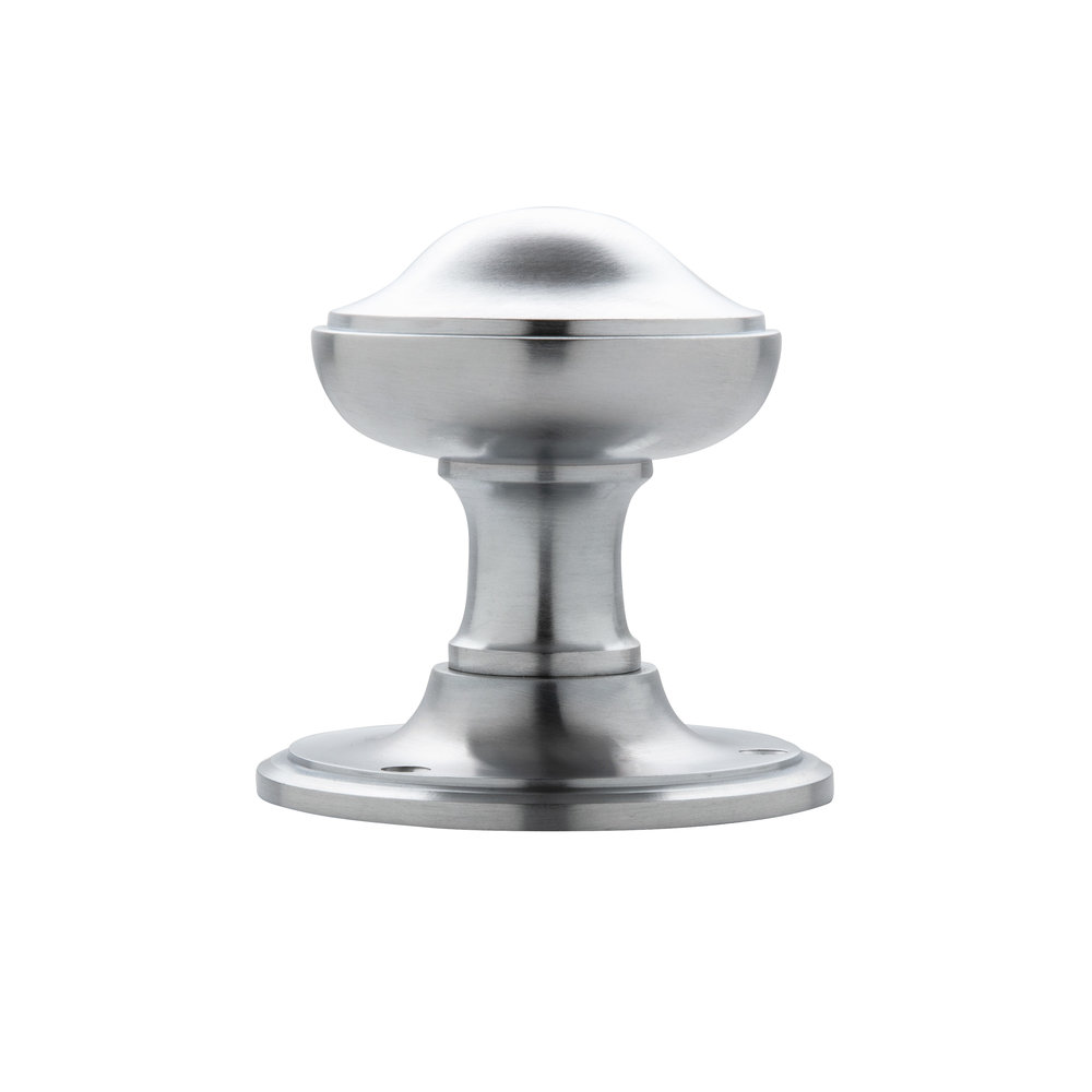 De Oude Deurklink Draaibare ronde deurknop 80mm in mat nikkel - voor binnen en buiten | De Oude Deurklink De Oude Deurklink Draaibare ronde deurknop 80mm in mat nikkel - voor binnen en buiten | De Oude Deurklink