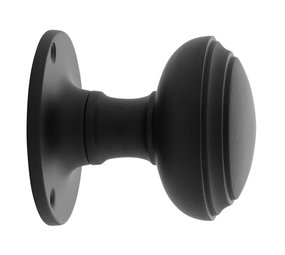 De Oude Deurklink Deurknop 55mm - Rond vast zwart De Oude Deurklink Deurknop 55mm - Rond vast zwart