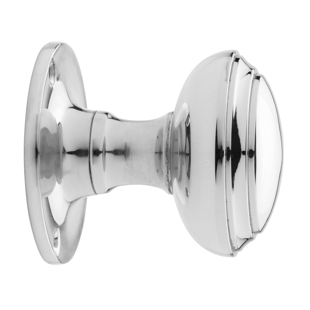 De Oude Deurklink Vaste ronde deurknop 55mm in glanzend nikkel - voor binnen en buiten | De Oude Deurklink De Oude Deurklink Vaste ronde deurknop 55mm in glanzend nikkel - voor binnen en buiten | De Oude Deurklink