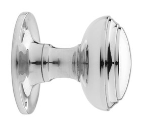 De Oude Deurklink Deurknop 55mm draaibaar glanzend nikkel