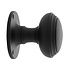 Deurknop 55mm draaibaar mat zwart Deurknop 55mm draaibaar mat zwart