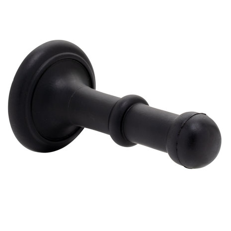 De Oude Deurklink Deurstopper met mat zwarte poedercoating De Oude Deurklink Deurstopper met mat zwarte poedercoating