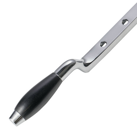 De Oude Deurklink Raamuitzetter Klassiek in glanzend nikkel De Oude Deurklink Raamuitzetter Klassiek in glanzend nikkel