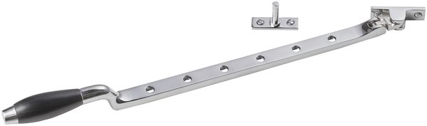 De Oude Deurklink Raamuitzetter Klassiek in glanzend nikkel De Oude Deurklink Raamuitzetter Klassiek in glanzend nikkel