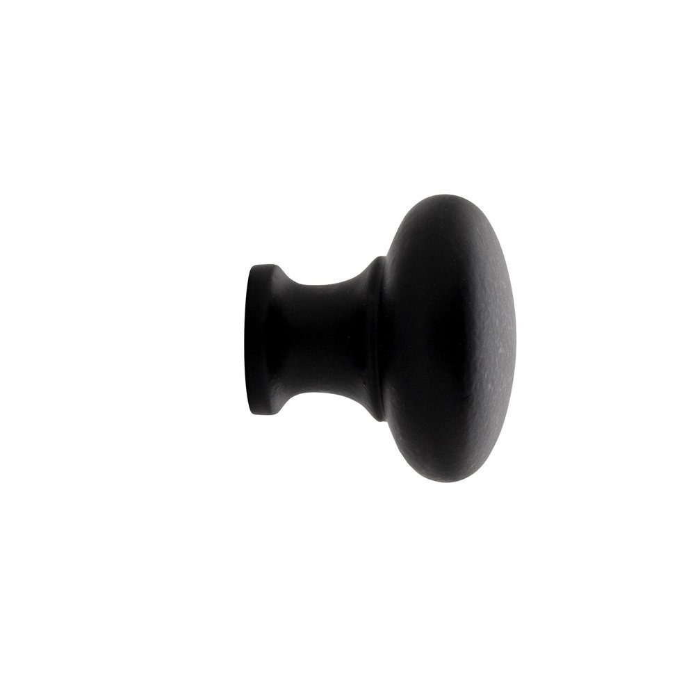 De Oude Deurklink Meubelknop 25 mm in mat zwart - voor kast of lade - De Oude Deurklink